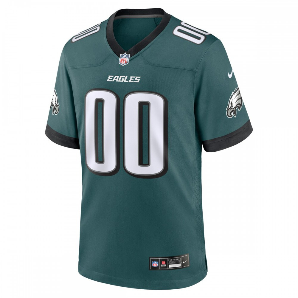 Philadelphia Eagles Nike Custom Game Jersey - Midnight Green-GridironStore